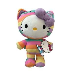 Sanrio Hello Kitty Rainbow Kitty Outfit Plush Stuffed Animal, 10.5 Inches. New!